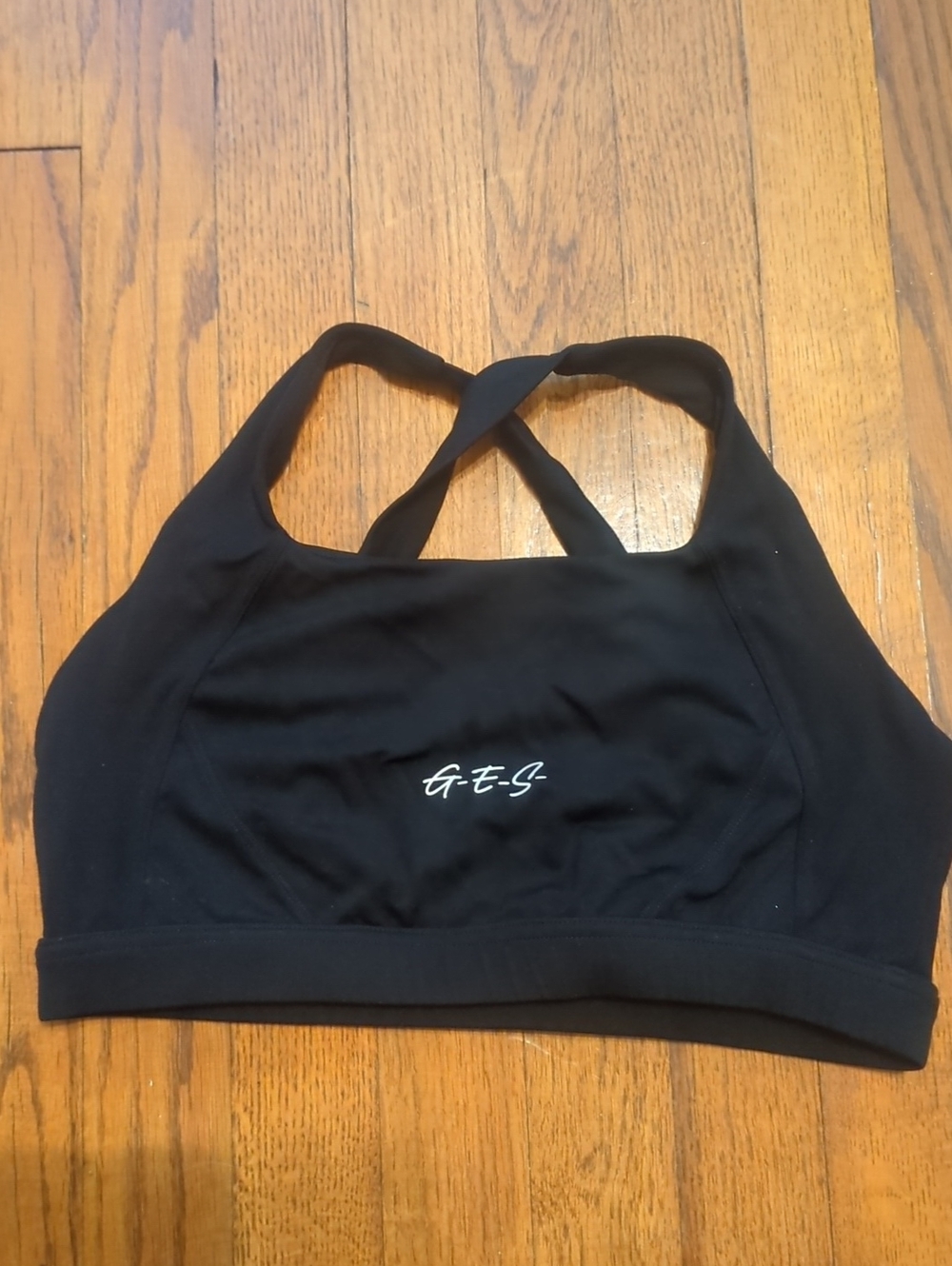 Good Energy Squad black sports bra